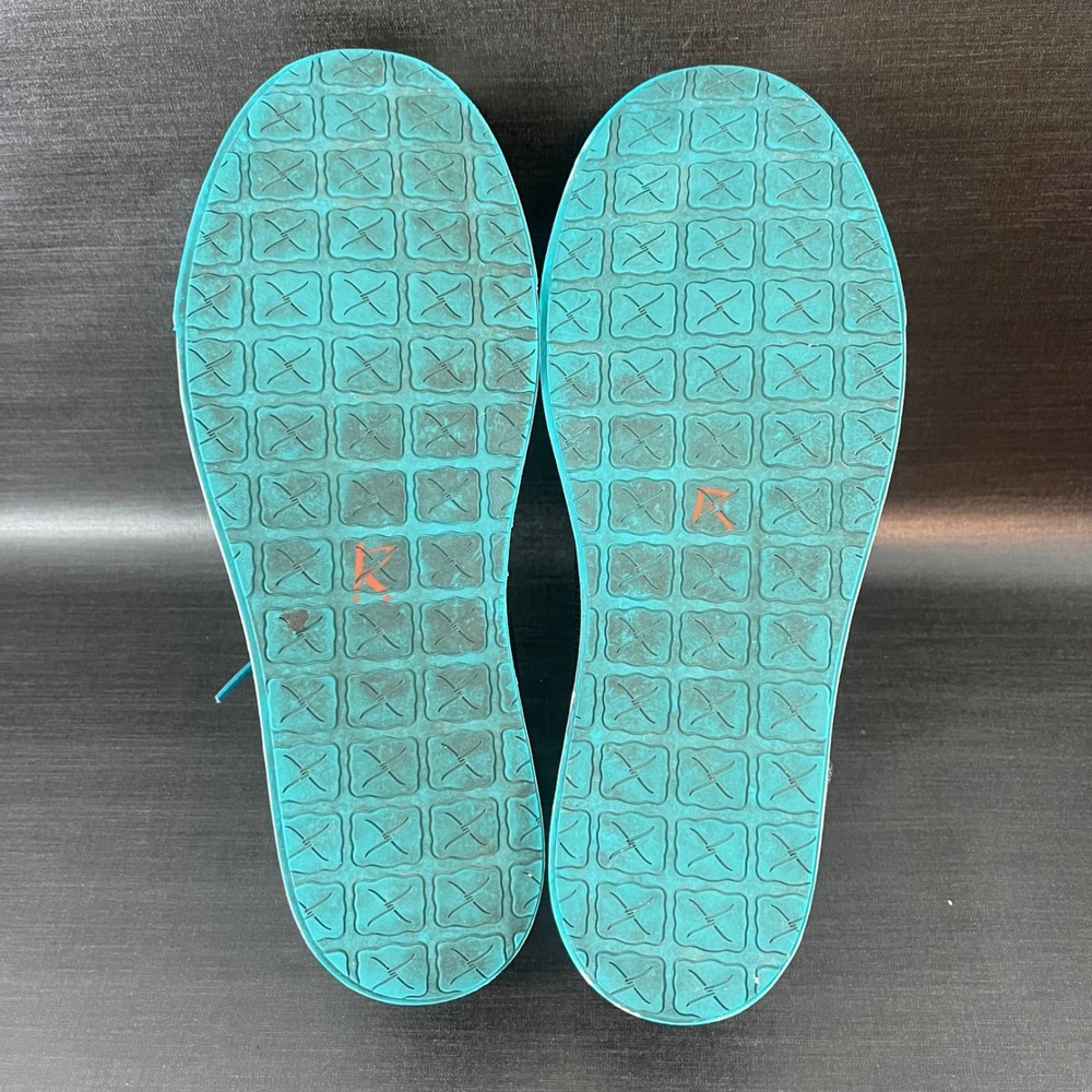 Twisted X Kicks Dura Womens size 7.5 Grey Turquoise Leather Lace Up Casual Shoes - Picture 6 of 9